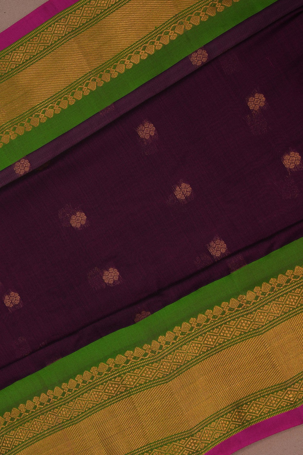 Gadwal Sico Purple Saree