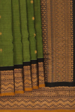 Image of Gadwal Sico Green Saree