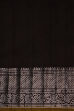 Image of Gadwal Silk Grey Saree