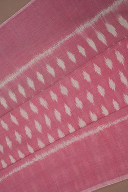 Image of Pochampally Ikat Cotton Grey Saree