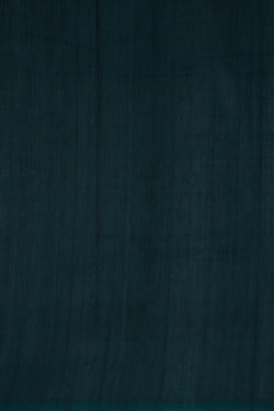 Image of Pochampally Ikat Cotton Blue Saree