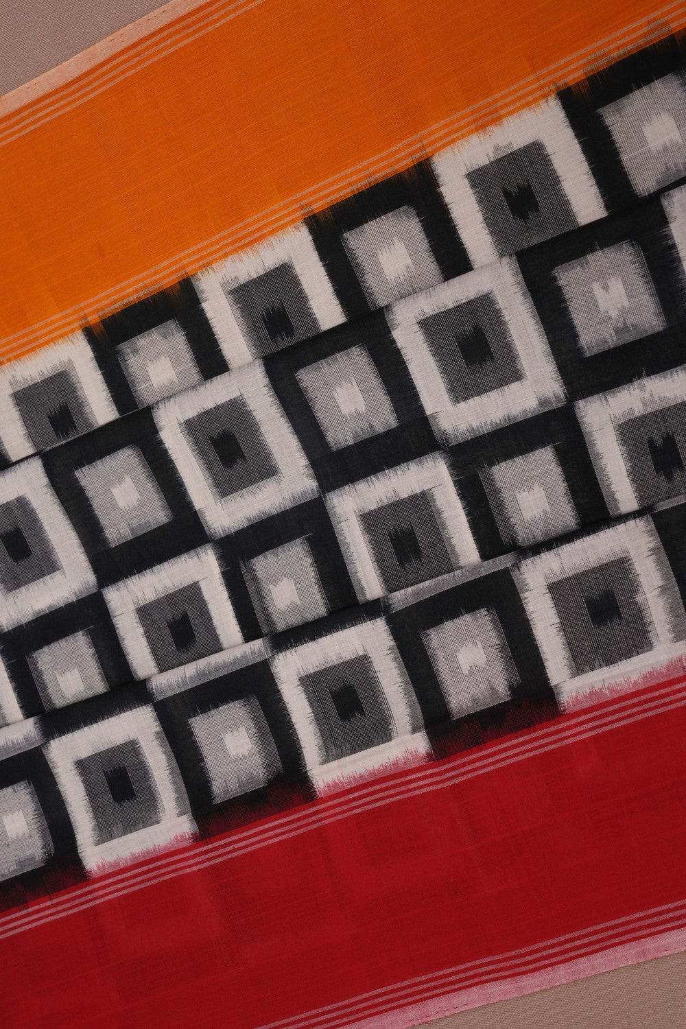 Image of Pochampally Ikat Cotton Saree