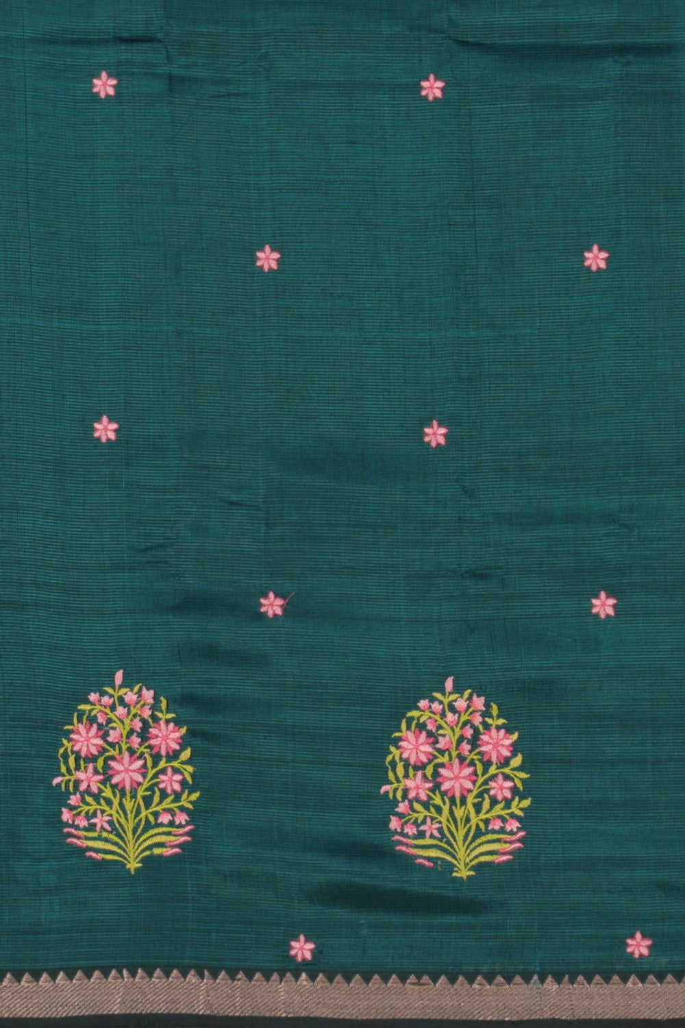 Image of Mangalgiri Silk Unstitched Suit Set Fabric (3 Pcs Set)
