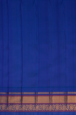 Image of Gadwal Silk Spring Green Saree