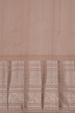 Image of Gadwal Silk Coral Red Saree