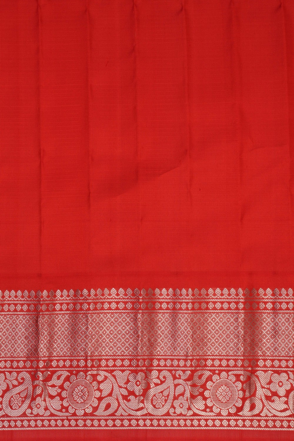 Gadwal Silk Kattam Yellow Saree