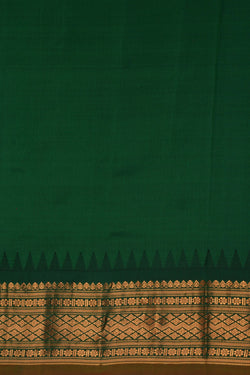 Image of Gadwal Silk Red Saree