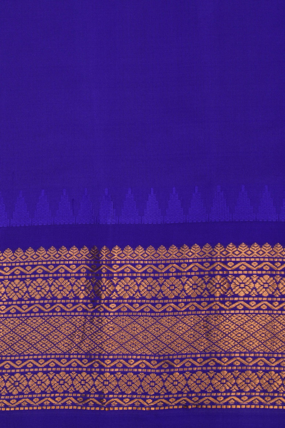 Image of Gadwal Silk Beige Saree