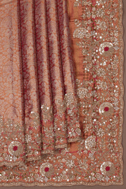 Image of A Tissue Embroidery Saree