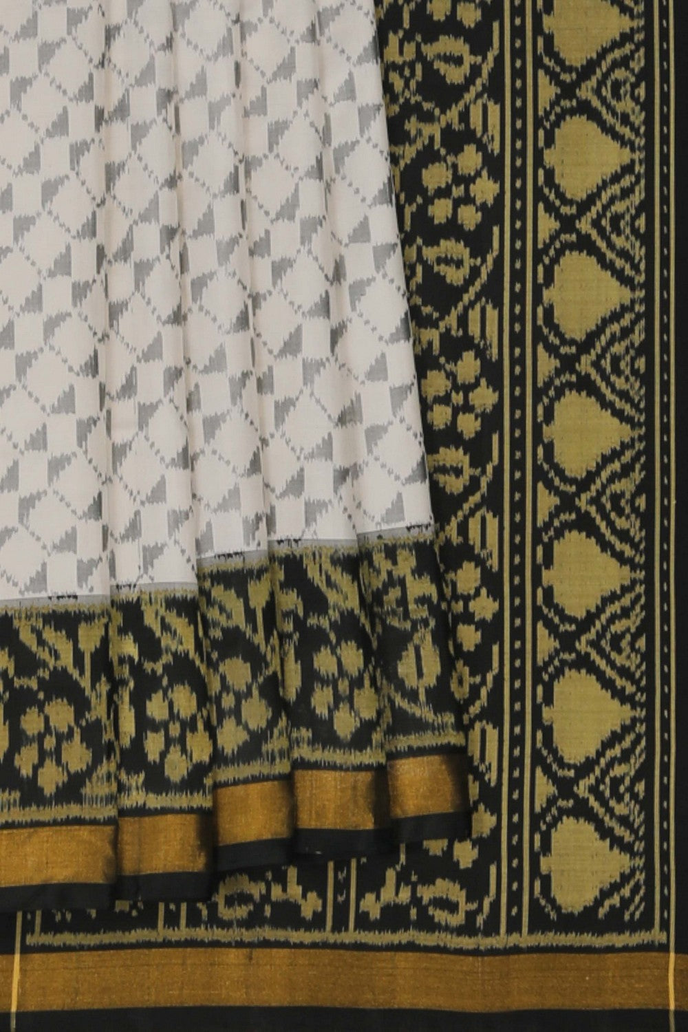 Image of Rajkot Silk White Saree