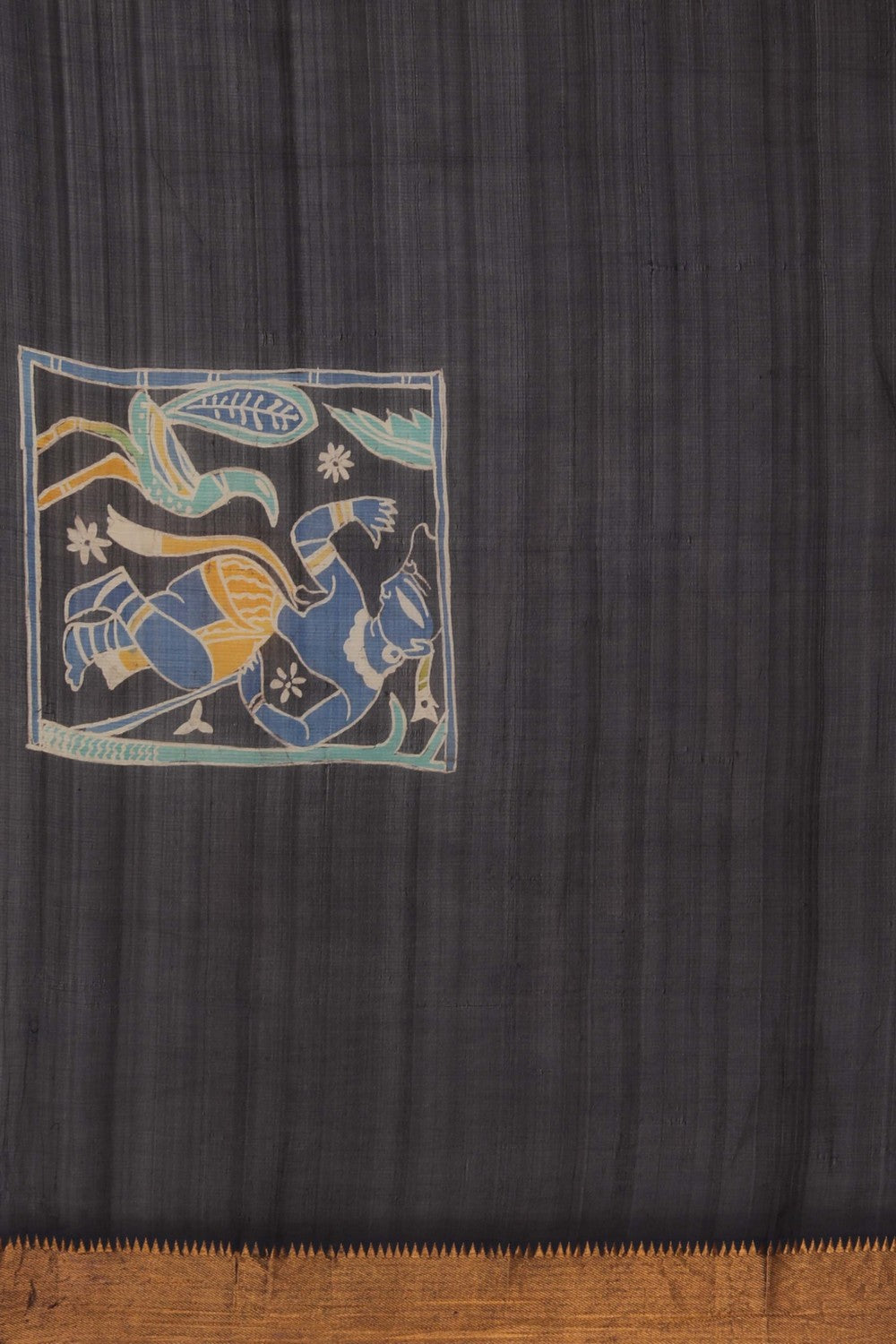 Mangalgiri Silk Batik Printed Saree