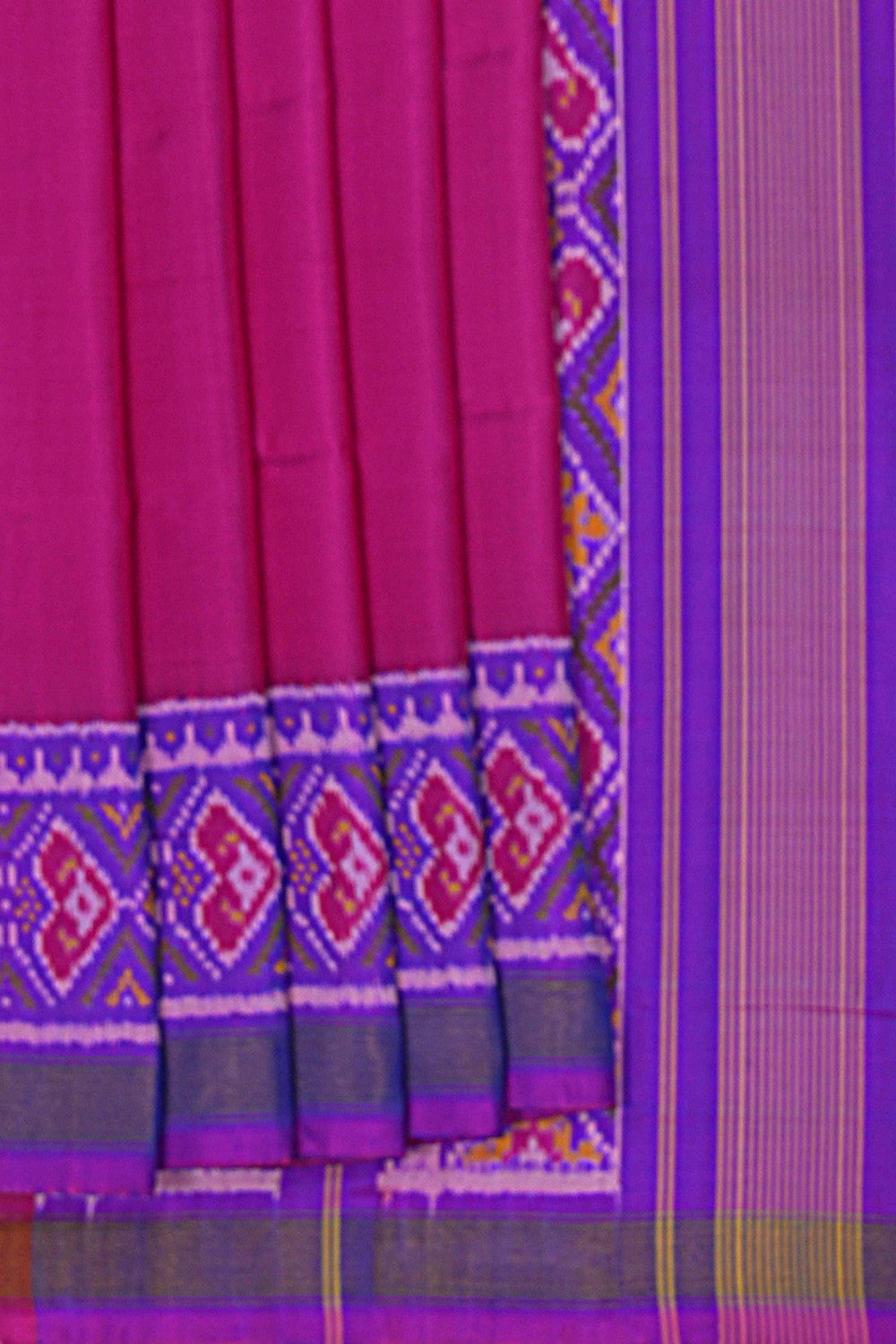 Image of Rajkot Silk Pink Saree