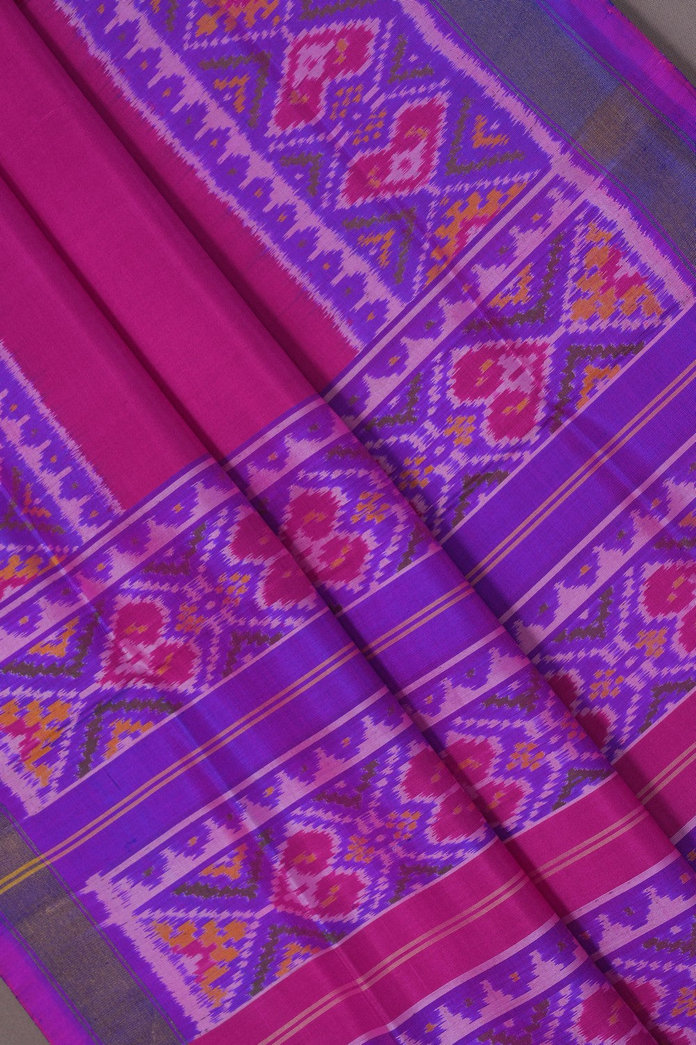Image of Rajkot Silk Pink Saree