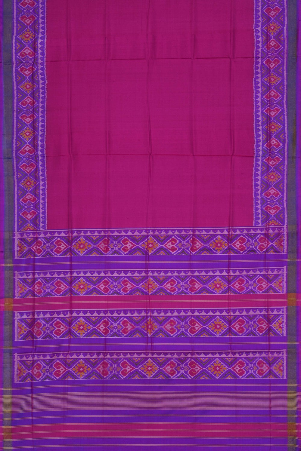 Image of Rajkot Silk Pink Saree