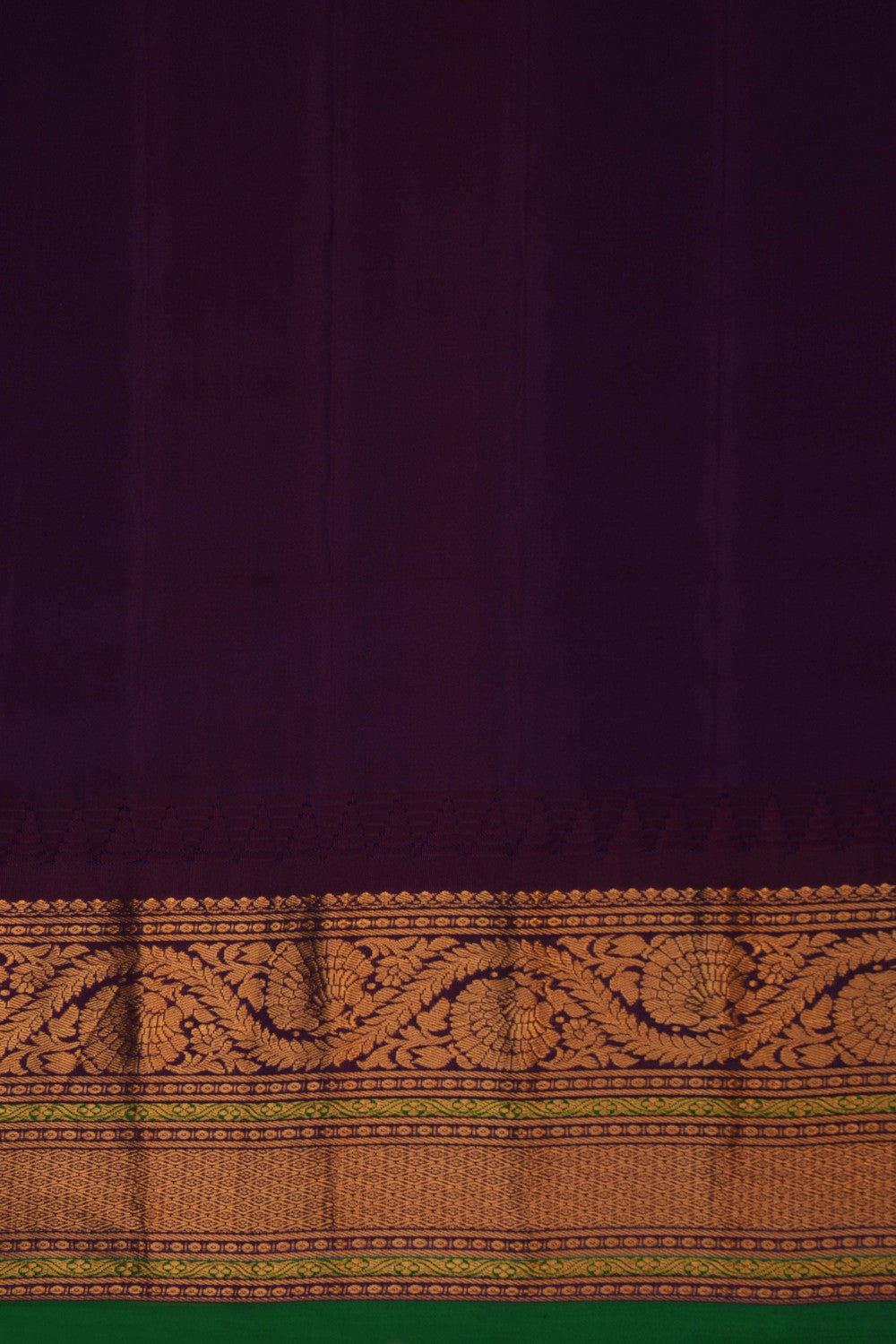 Image of Gadwal Silk Grey Saree