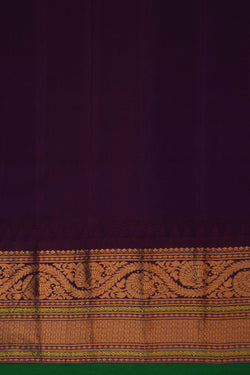 Image of Gadwal Silk Grey Saree