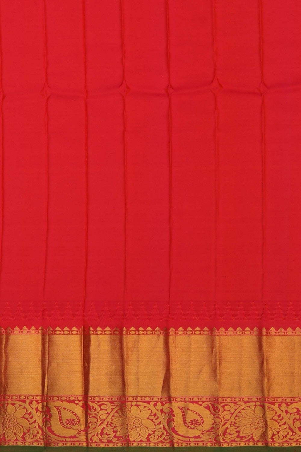 Gadwal Silk Off-White Saree
