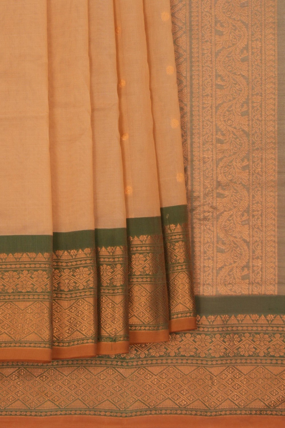 Gadwal Beige Saree