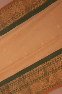 Image of Gadwal Beige Saree