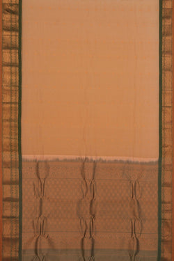 Image of Gadwal Beige Saree