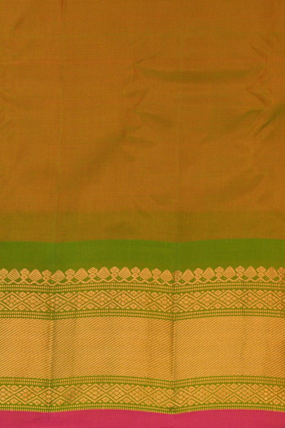 Image of Gadwal Peach Saree