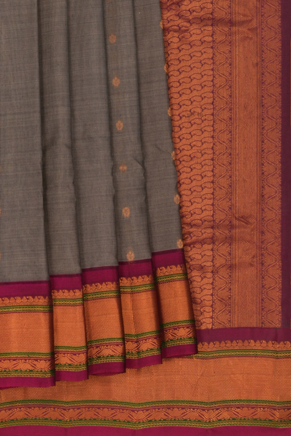 Gadwal Grey Saree