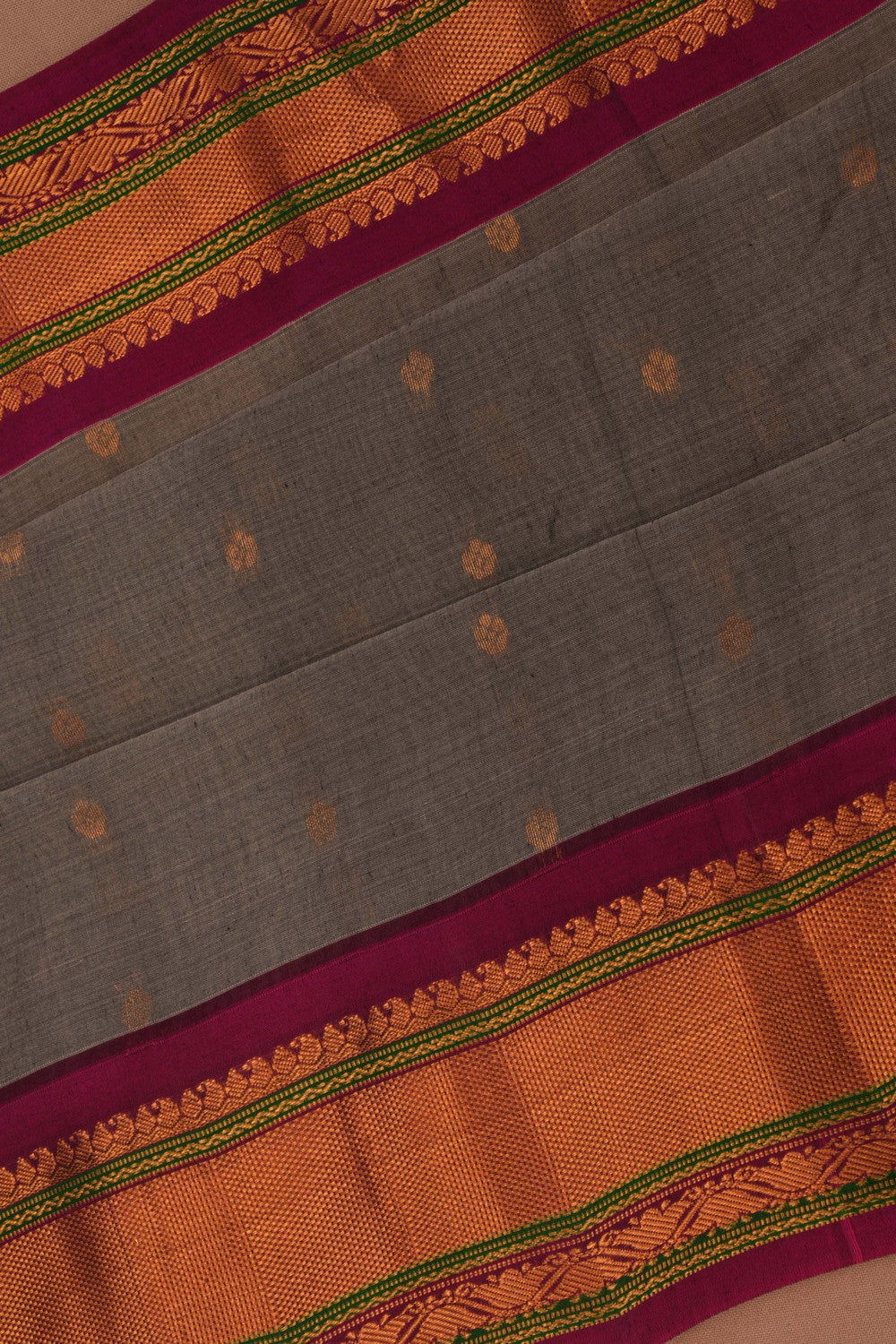 Gadwal Grey Saree