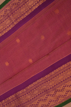 Image of Gadwal Onion Pink Saree