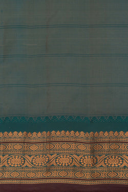Image of Gadwal Kattam Beige Saree