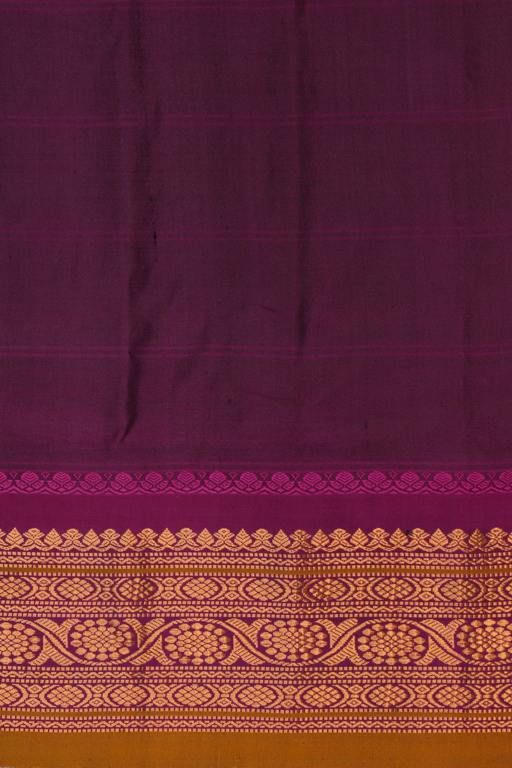 Image of Gadwal Kattam Black Saree