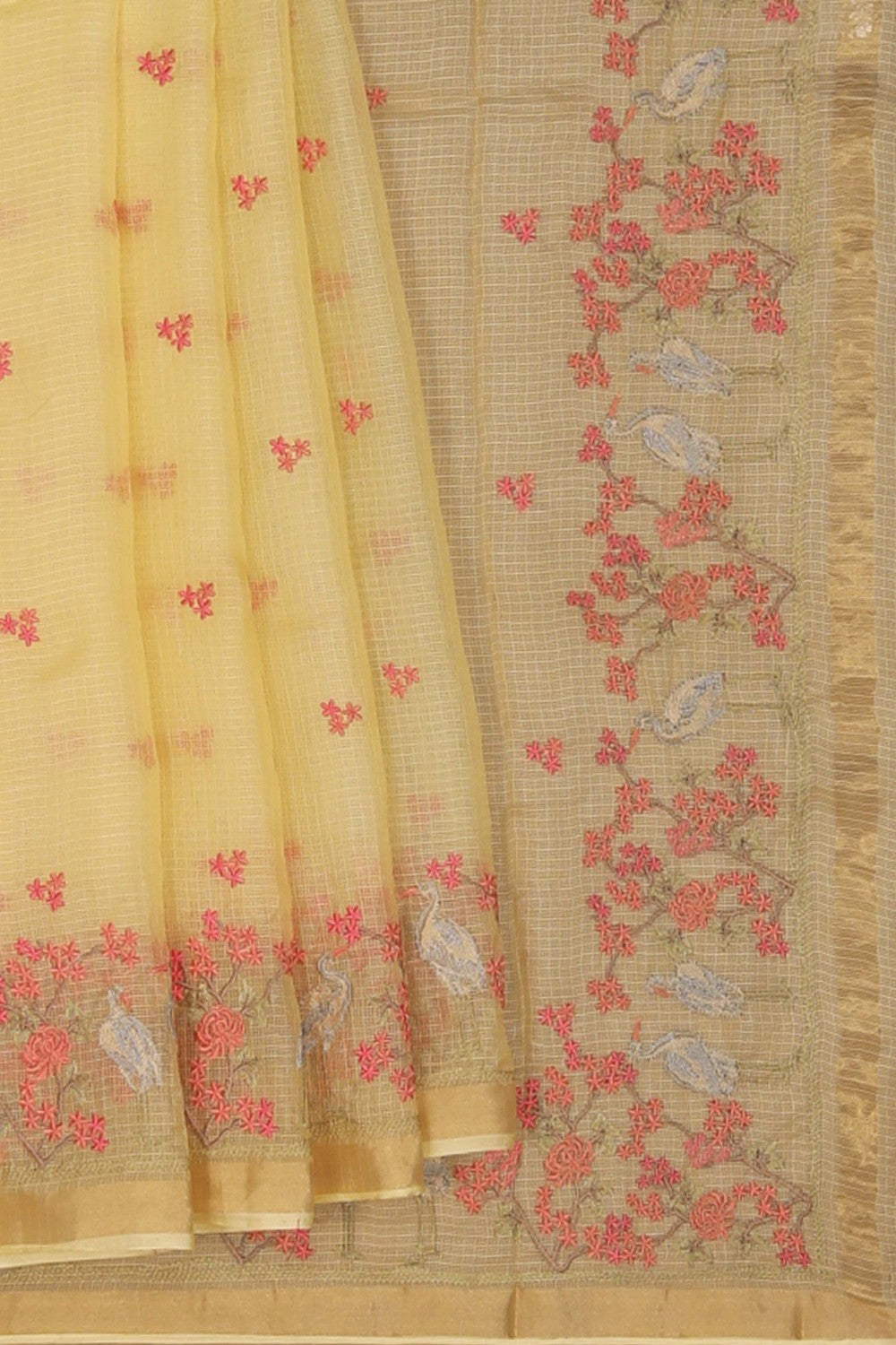 Kota Embroidery Saree