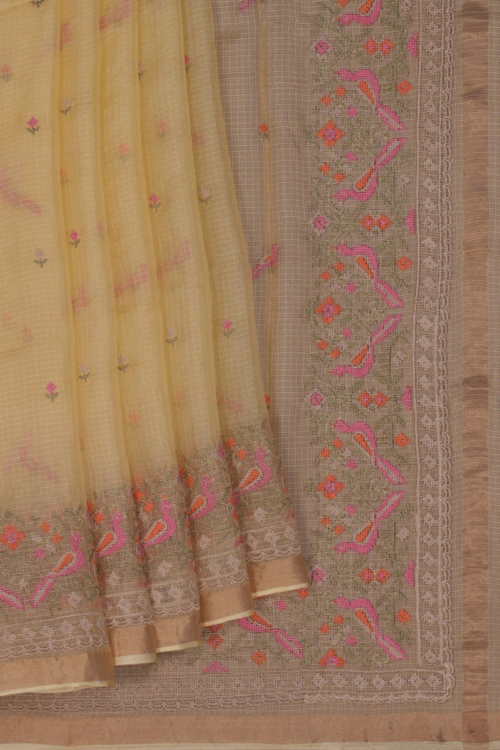 Kota Embroidery Saree