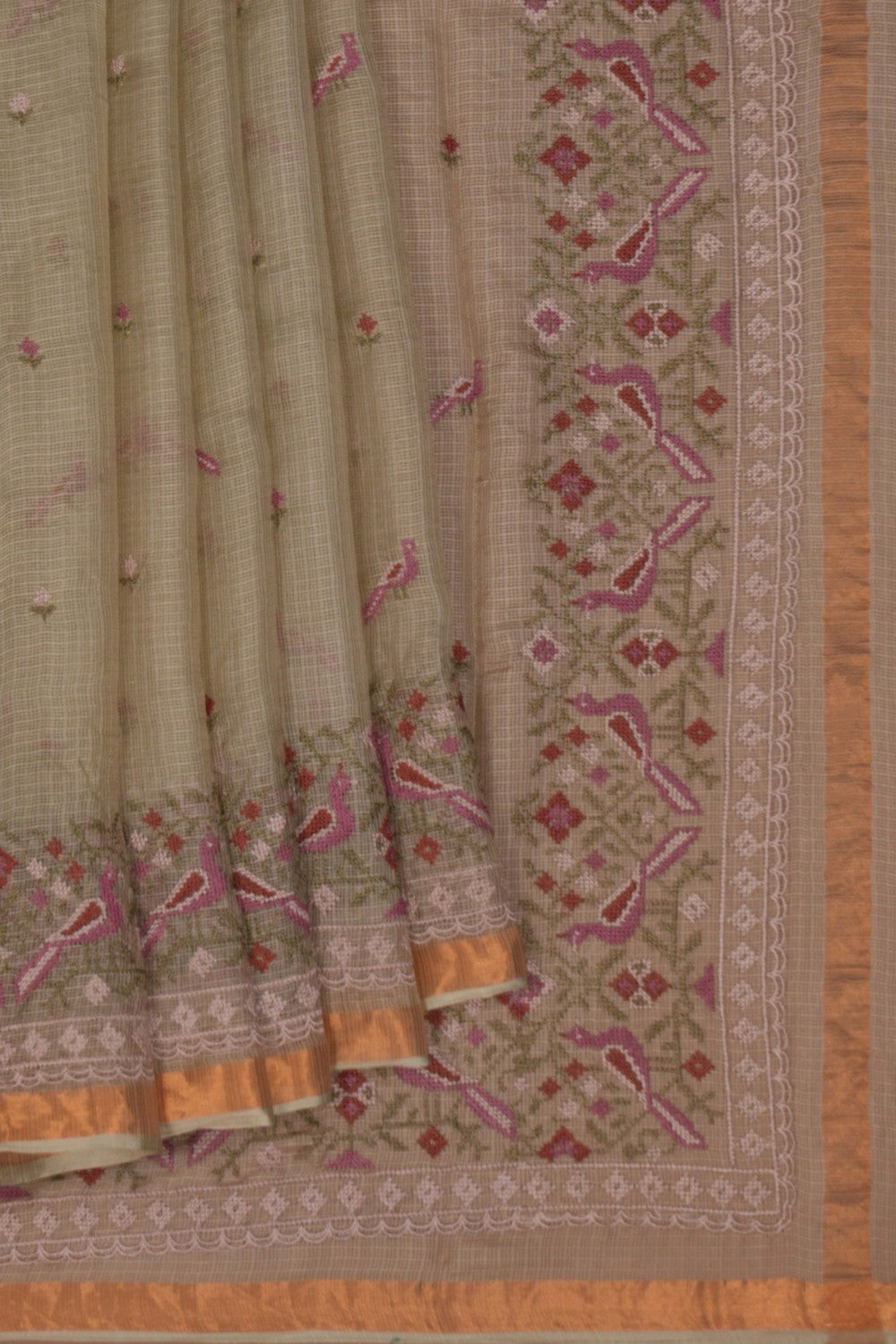 Image of Kota Embroidery Saree
