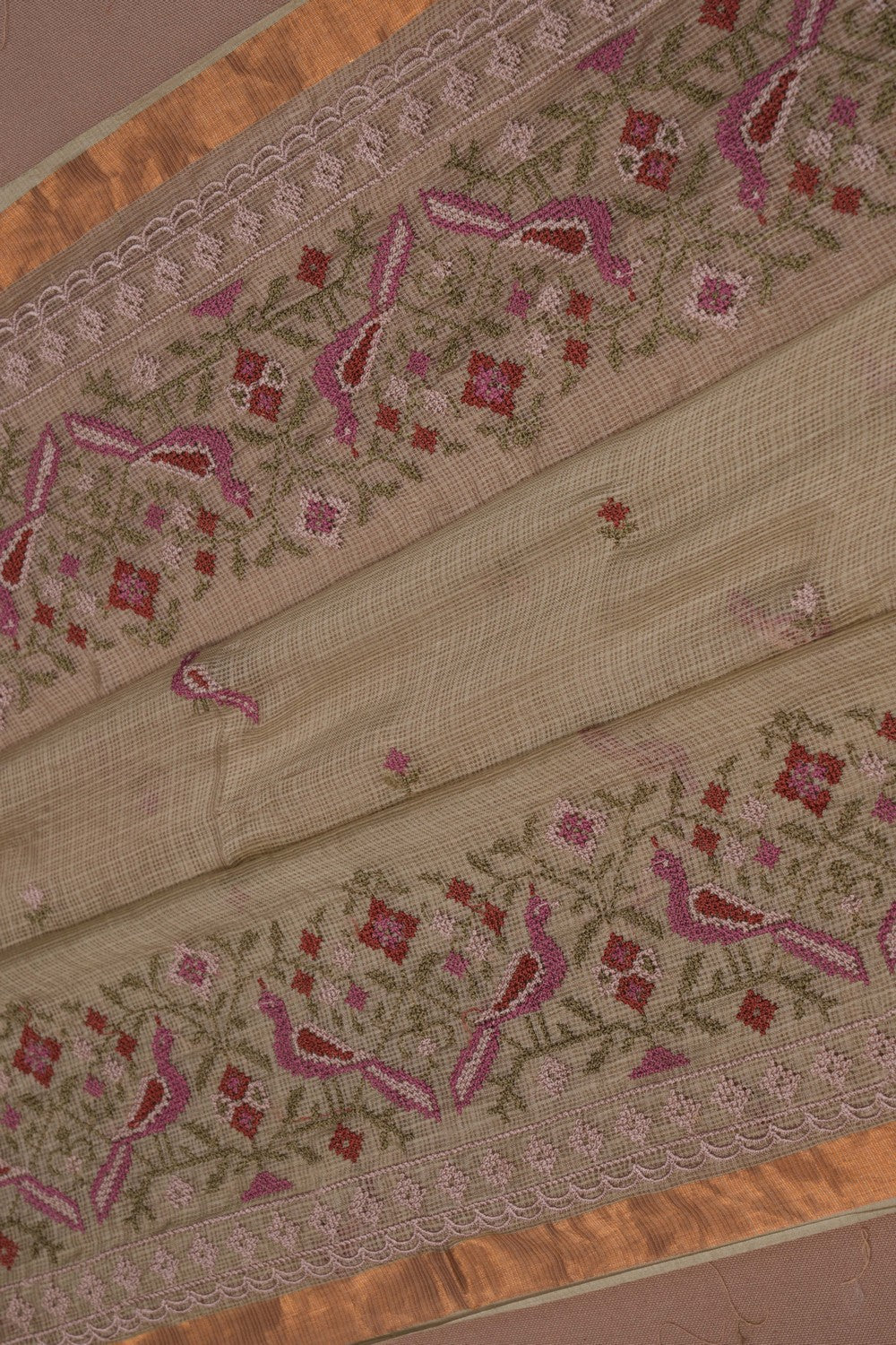 Image of Kota Embroidery Saree