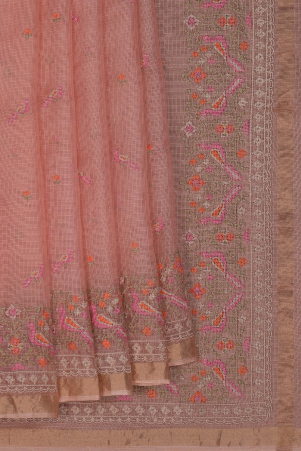 Kota Embroidery Saree