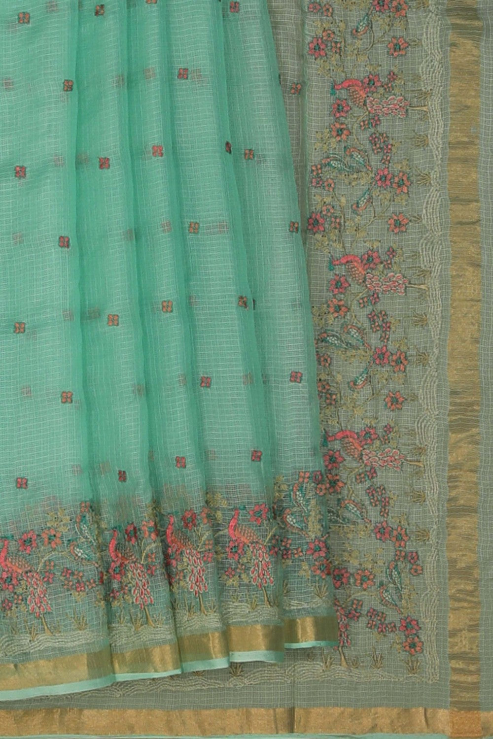 Image of Kota Embroidery Saree