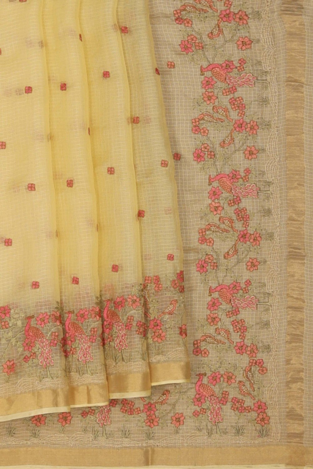 Kota Embroidery Saree