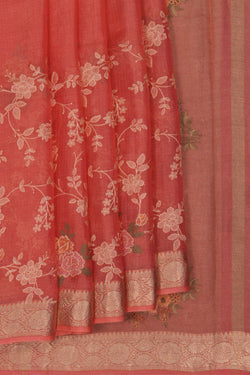 Image of Tissue Kota Embroidery Saree