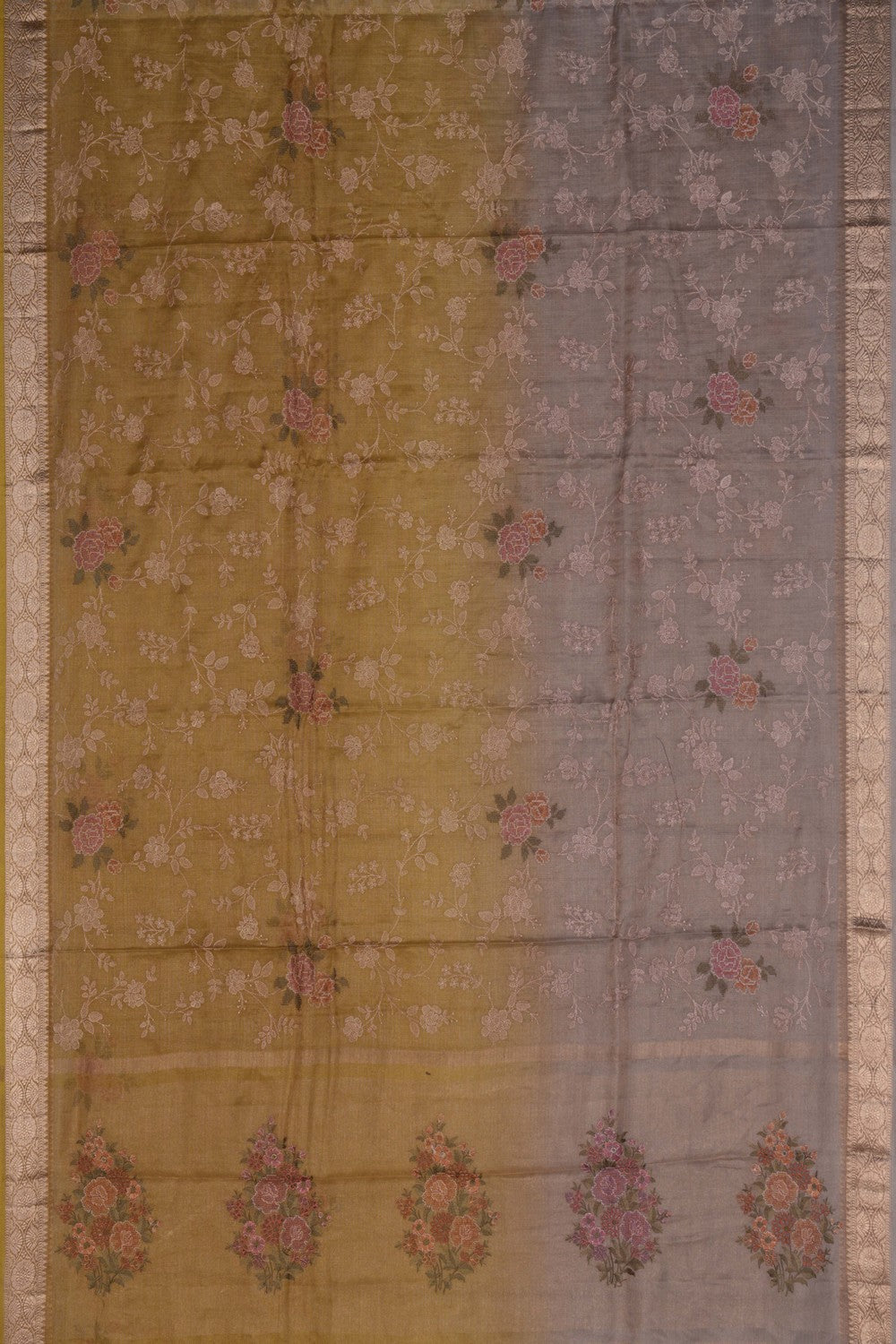 Image of Tissue Kota Embroidery Saree