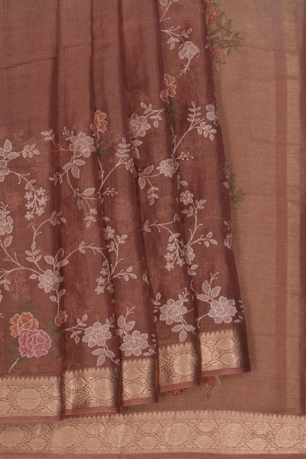 Image of Tissue Kota Embroidery Saree