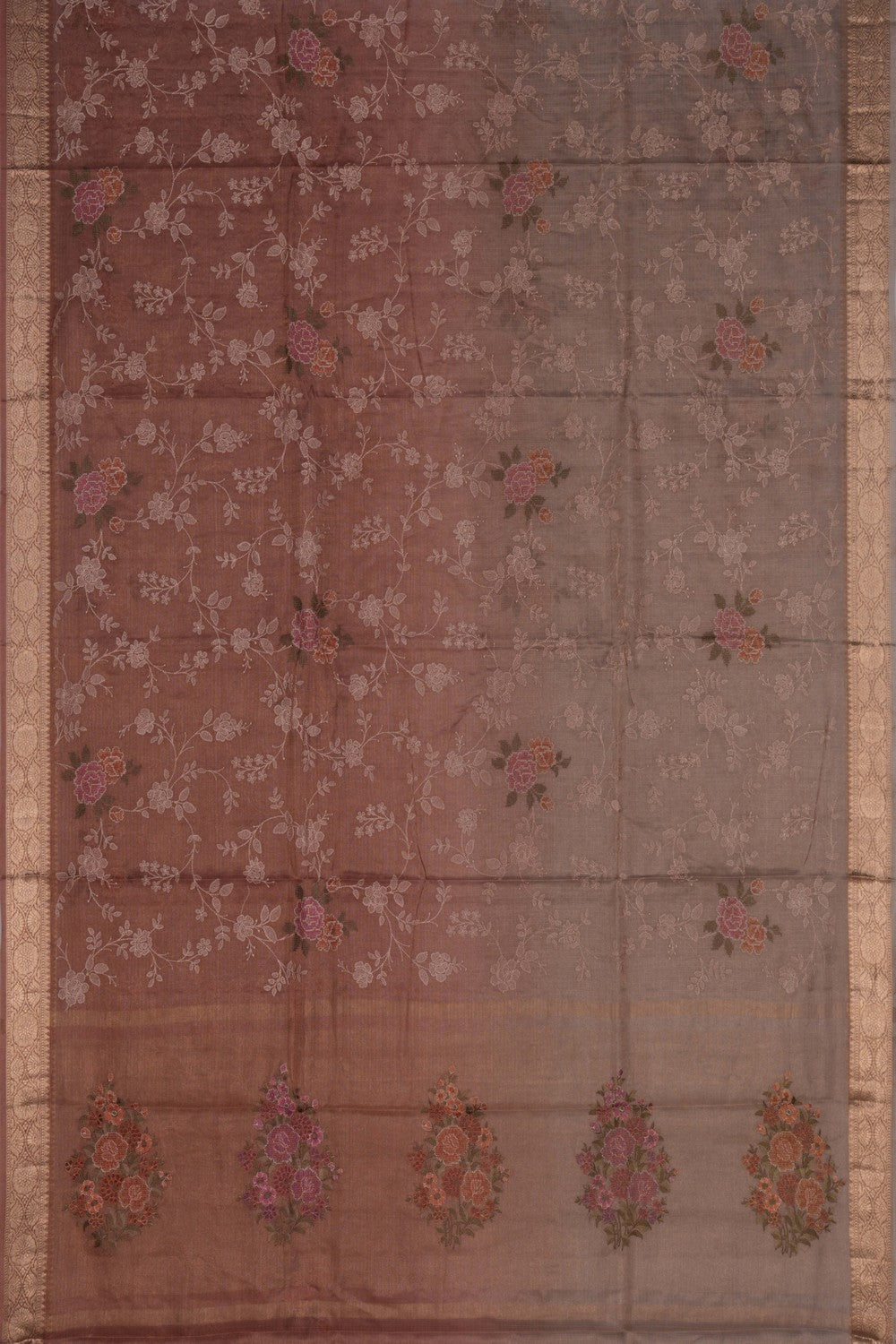 Image of Tissue Kota Embroidery Saree