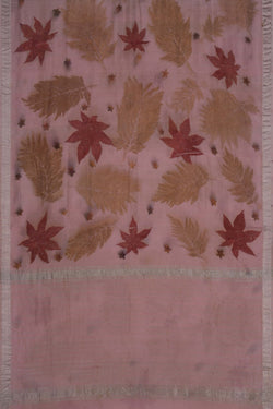Image of Mangalgiri Silk Pink Saree