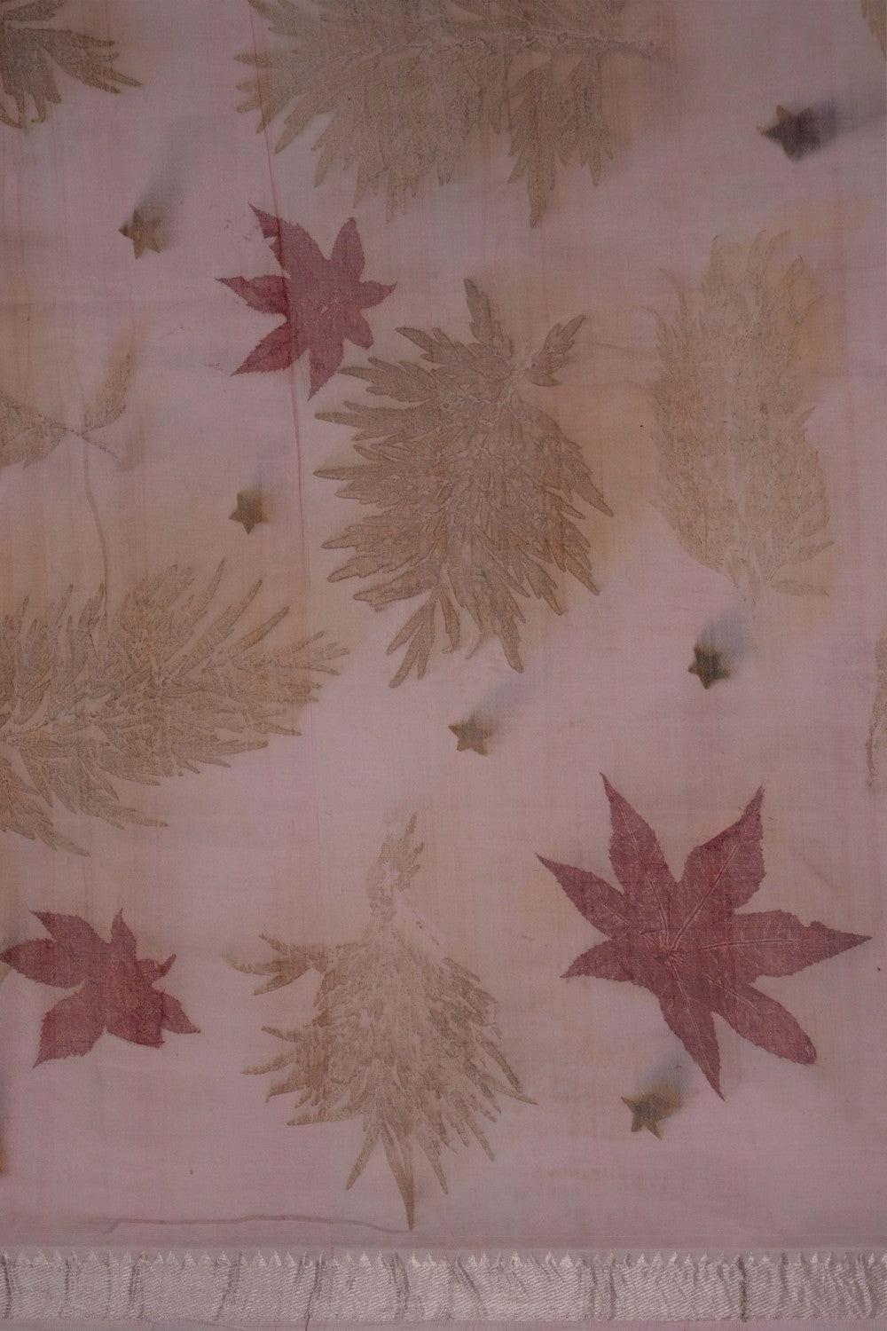 Image of Mangalgiri Silk Pink Saree