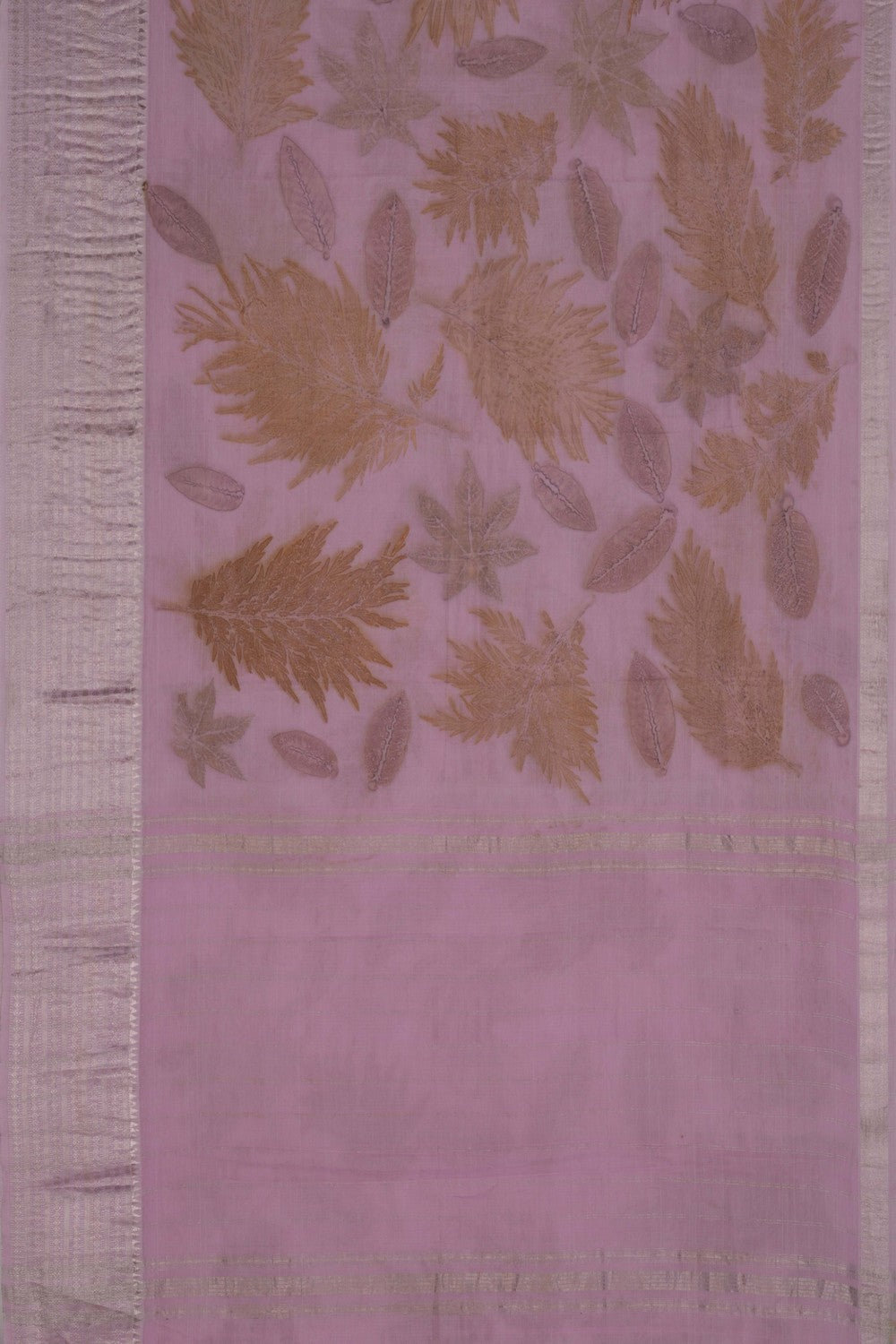 Mangalgiri Silk Mauve Pink Saree