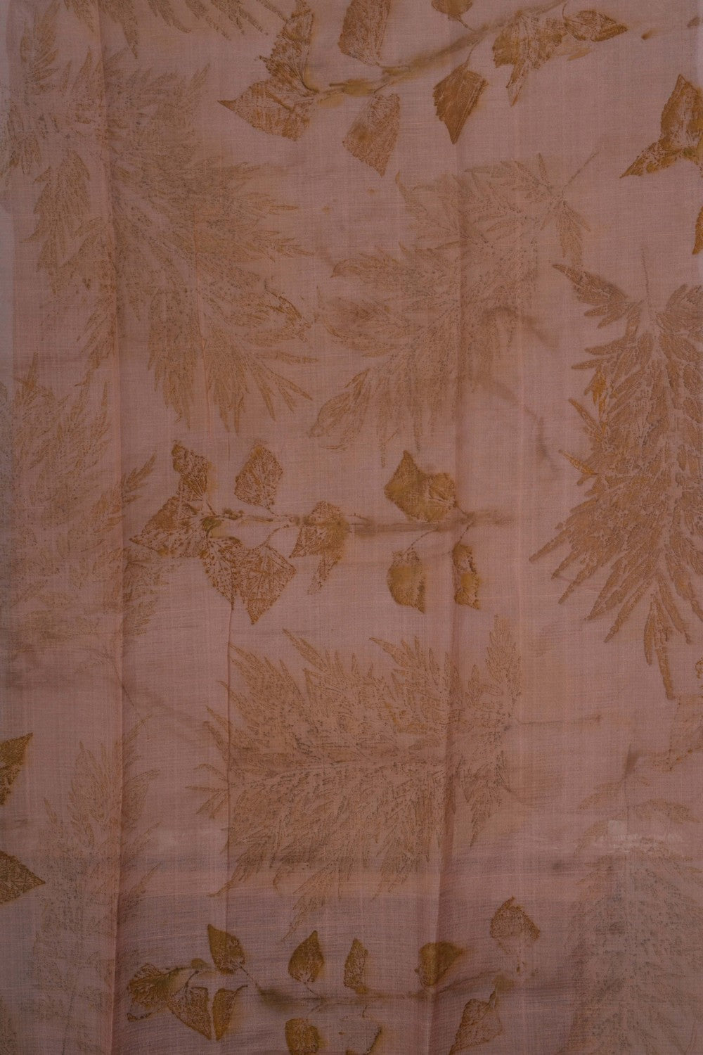 Image of Mangalgiri Silk Caramel Brown Saree