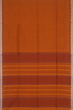 Image of Maheshwari Cotton Silk Mustard Saree