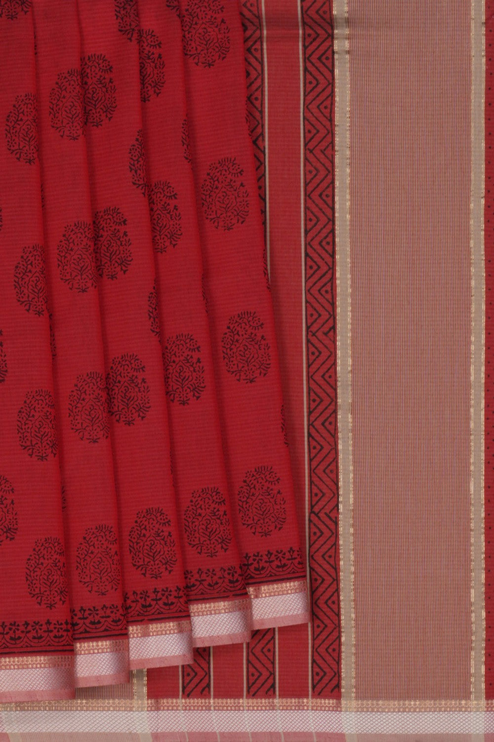 Maheshwari Cotton Silk Pink Saree