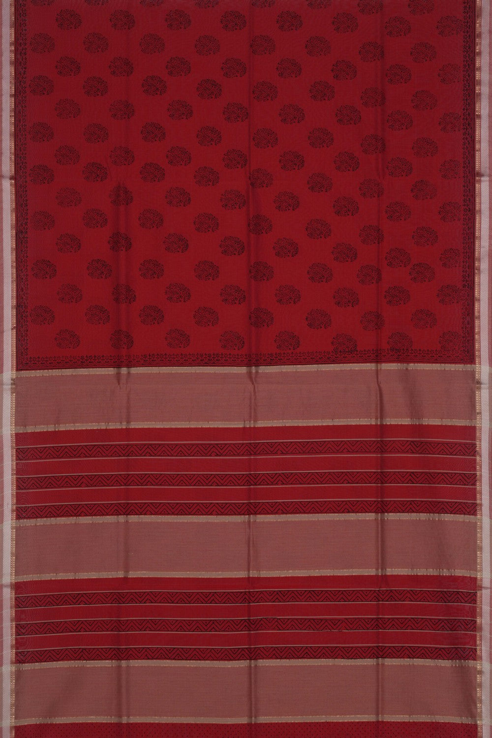 Maheshwari Cotton Silk Pink Saree
