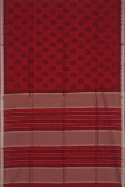 Image of Maheshwari Cotton Silk Pink Saree