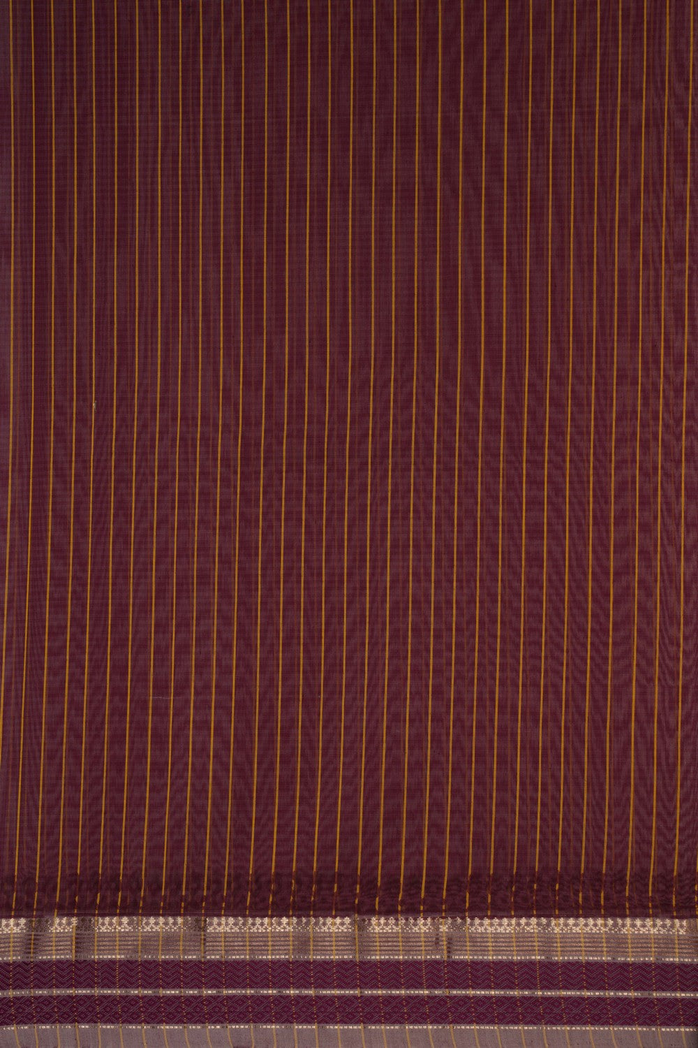 Maheshwari Cotton Silk Mustard Saree